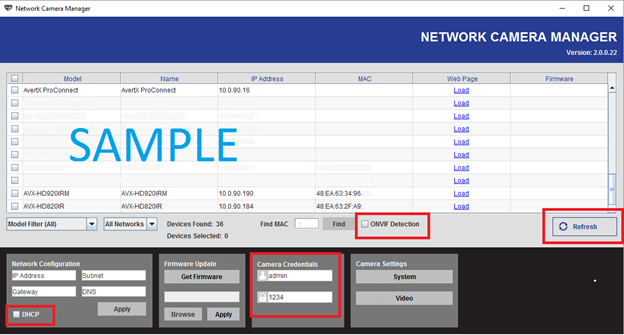 onvif camera setup